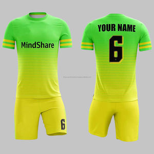 Maillots de football américain unisexes, kits personnalisés imprimés par sublimation, 100% polyester, col en V avec logo personnalisé, service OEM en gros - Product Image 1