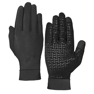 Full Finger PU Racing Gloves Black Touchscreen Compatible Unisex Outdoor Use Pull On Design - Product Image 5