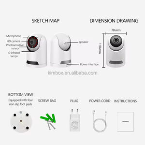 Cámara Inteligente de Seguimiento con IA de 3MP |   Compatible con Alexa y <span class=keywords><strong>Google</strong></span> <span class=keywords><strong>Home</strong></span> |   Cámara WiFi Interior <span class=keywords><strong>ICSee</strong></span> con Almacenamiento en la Nube - Product Image 3