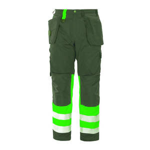Pantalones de Trabajo Casuales para Hombre, Rectos, Largos, de Alta Visibilidad, de Rayón Antiarrugas, para Senderismo, Camping y Actividades al Aire Libre, con Múltiples Bolsillos - Product Image 3