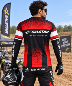 Custom Motocross Jersey Set Sublimation MX Racing Green <b>Shirt</b> & Pants OEM/ODM <b>Motorcycle</b> Racing Team Trending Uniform - Product Image 4