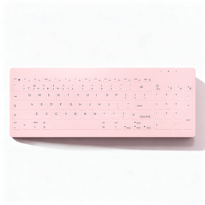HengYu New 96-Key Silent Membrane Three-Mode Waterproof Wireless Portable <b>Keyboard</b> Type-C Interface No Backlight for All Pad - Product Image 1