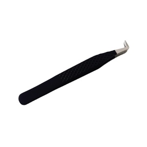 Pincettes à cils avec logo personnalisé Outil d'extension de cils à pointe pointue en acier inoxydable en vrac avec accessoires de marque privée - Product Image 1