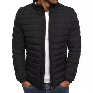 Hot Sale <b>Men's</b> Winter Custom Made Logo Bomber Puffer Jacket for <b>Man</b> Winter Plus Size Jacket with Stand Collar Quality - Product Image 2