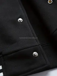 เสื้อแจ็คเก็ตวาร์ซิตี้ขนสัตว์คอตั้งปักลายมังกรสำหรับผู้ชาย ฤดูหนาว เป็นมิตรกับสิ่งแวดล้อม ระบายอากาศได้ดี - Product Image 3