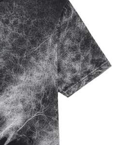 Black <b>White</b> Scratch Wash T <b>Shirt</b> <b>Men</b> Cotton Crew Neck <b>Short</b> <b>Sleeve</b> Abstract Dye Tee Streetwear Casual Summer OEM Wholesale Pro - Product Image 5