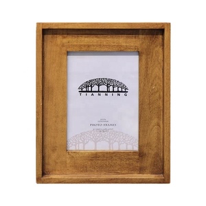 Artizon Studio Custom Luxury 4x6 Natural Wood Eco-friendly Rectangle Tabletop Vertical Photo <b>Frame</b> Customized Logo Digital - Product Image 2