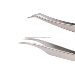 Pinzas para Pestañas Antimagnéticas de Acero Inoxidable para Extensiones de Pestañas, Herramienta Profesional para Extensiones de Pestañas 605 - Product Image 4