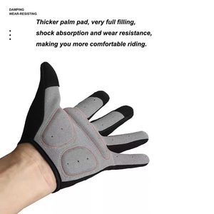 Guantes de Ciclismo Unisex KINTARI ENTERPRISES KA-CG86 Transpirables con Estampado Animal, Medios Dedos, para Exteriores, de Poliéster, Nailon y Poliuretano - Product Image 2