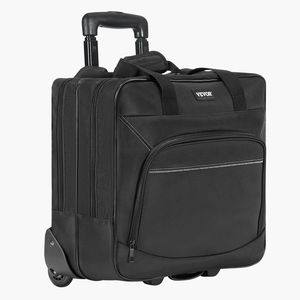 15.6 Inch Laptop Rolling Briefcase Wheeled <b>Computer</b> Tote Bag with Telescoping Handle Business Bags & <b>Cases</b> - Product Image 1