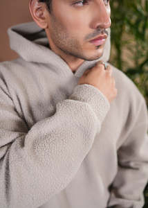 Winter <b>Warm</b> <b>Fleece</b> Hoodie Unisex Oversized Pullover Custom Logo Wholesale Manufacturer - Product Image 1