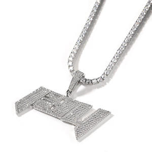 Collar de Hip Hop con Diamantes Cultivados en Laboratorio, Oro Genuino, Joyería Premium, Diseño Personalizado, Disponible al por Mayor - Product Image 2