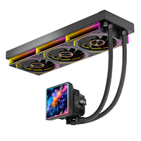 Ordinateur de jeu Jungle Leopard Proflow SE avec écran LCD 4 pouces, thèmes personnalisés, construction de PC DIY, refroidisseur de processeur, ventilateur ARGB 360