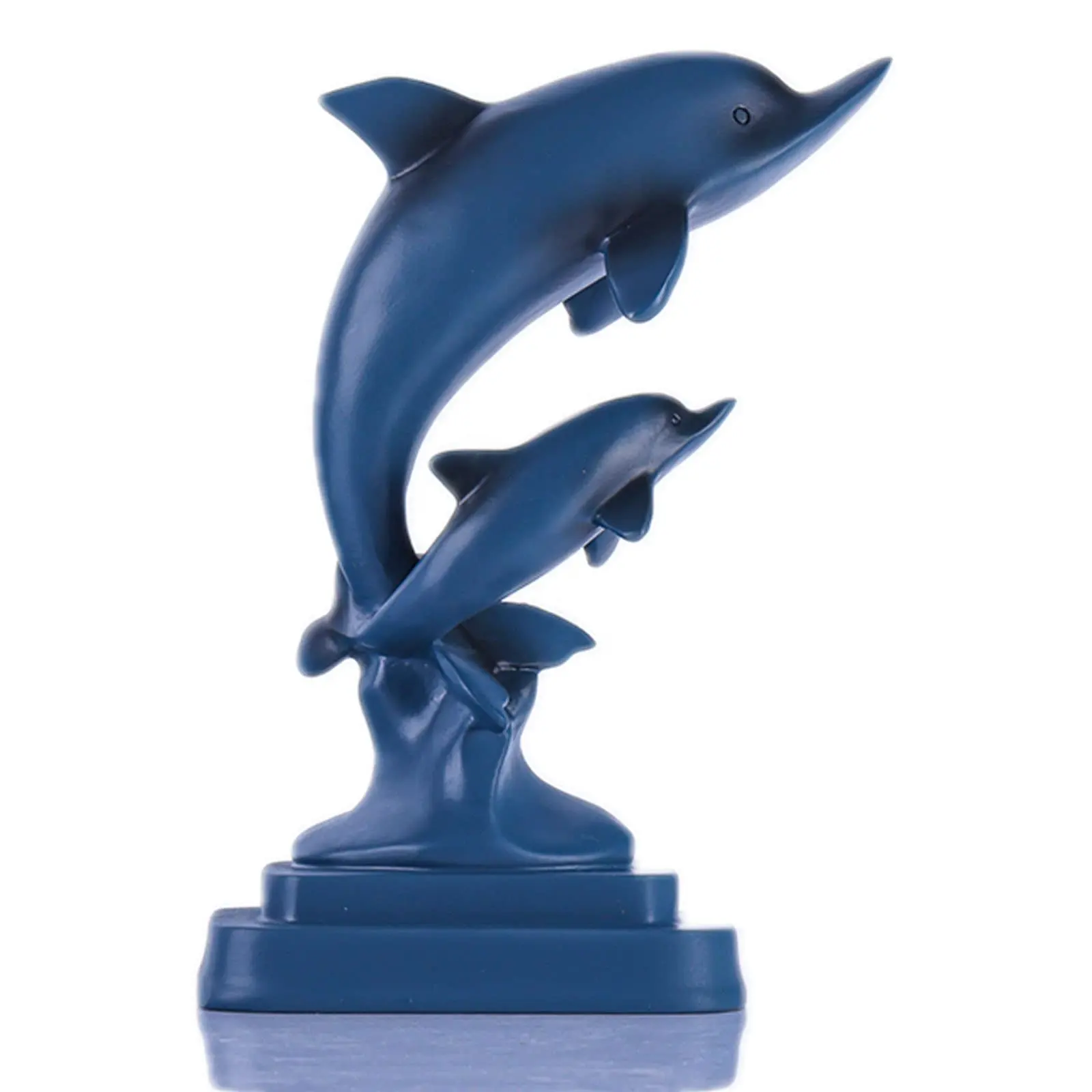 도매업자 사용자 정의 색상 수지 바다 고래 물고기 꼬리 바다 컬렉션 공원 공예 장식용 3D 조각