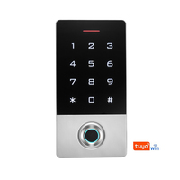 Contrôleur d'accès WiFi Tuya avec lecteur d'empreintes digitales, clavier autonome, lecteur de carte EM étanche