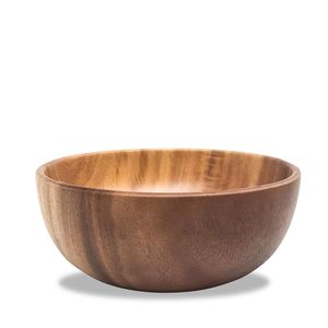 Elegant Wooden Serving Bowl For Salad Fruit Bread <b>Pasta</b> Serving Dish Handmade Natural Wood Kitchen Dining Table - Product Image 1