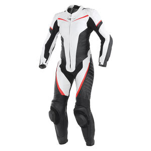 Veste de moto en cuir véritable, uniforme de sécurité pour la conduite, taille plus, imprimée, pour course, veste de moto, combinaison. - Product Image 4