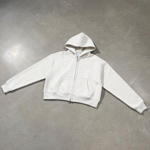 Sudadera con capucha de invierno para hombre 2026 de alta calidad, 100% algodón, con cremallera, de secado rápido, antiarrugas y transpirable - Product Image 2