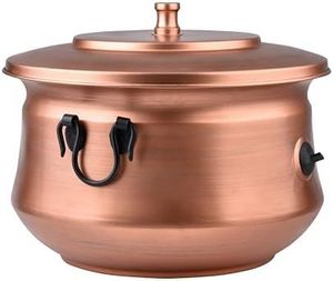 Pots de fleurs indiens faits à la main, extra grands, en fer galvanisé, design pot de fleurs, seaux décoratifs de Noël pour la maison et le jardin - Product Image 2