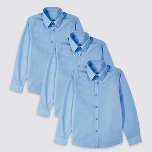 Nuevos Uniformes Escolares de Moda al Por Mayor para Niños y Niñas, Camisa Blanca y Pantalones - Product Image 4
