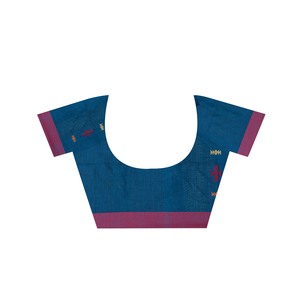 Soft & Light Weight New Collection Pure Handloom <b>Red</b> black white Buti Cotton <b>Saree</b> with Fancy Design for Wedding Use From India - Product Image 5