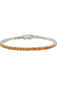 Pulsera de Citrino en Plata de Ley 92.5 KLSB-20326 - Product Image 4