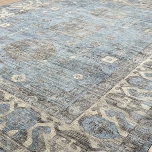 Grand tapis en laine au design moderne personnalisé tapis de chevet lavable antidérapant tufté à la machine pour la décoration intérieure chambre haute - Product Image 5