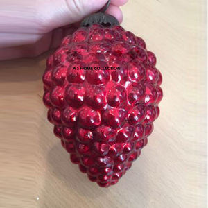 Décoration de Noël suspendue en argent, motif Père Noël, idéale pour les fêtes - Meilleures ventes - Product Image 5