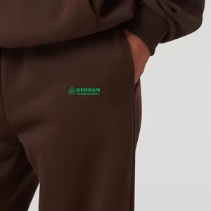 Conjunto de Sudadera con Capucha Morada y Pantalones Deportivos, Estilo Urbano, Hombros Caídos, Sudadera Informal, Cintura Elástica, Joggers Oversize para Adultos - Product Image 6