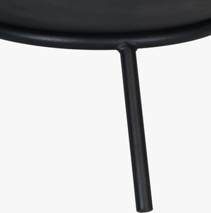 <b>Large</b> Garden Decor Heating Iron Fire Pit Tabletop Metal Party <b>BBQ</b> Grill Stove Square Wood Burning Black Fire Pits - Product Image 3