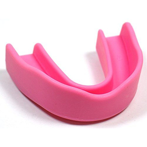 Protège-dents en silicone blanc et rose, design léger et tendance, pour adolescents, unisexe, idéal pour la boxe et les sports. - Product Image 6