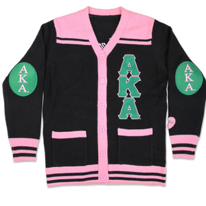 Derniers modèles de pulls en acrylique personnalisés avec logos, lettres en chenille tricotées, unisexes, pour sororités et fraternités - Product Image 1
