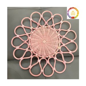 Rattan Tableware Placemat | Handmade Wicker | Eco-Friendly Charger <b>Plate</b> | Hotel Restaurant Bulk - Product Image 1