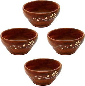 Ensemble de bols en bois d'acacia naturel, faits à la main, bols à emboîter pour servir, pour salade, fruits, soupe, cuisine, table à manger - Product Image 2