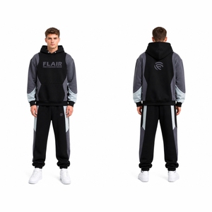 Ensemble de survêtement oversize pour homme – Sweat à capuche et pantalon de jogging en coton French Terry de qualité supérieure - Product Image 6