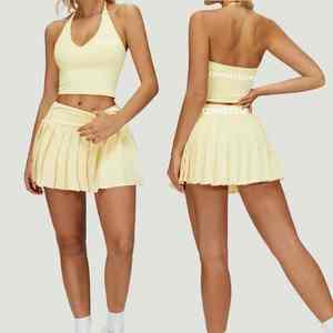 Tenue de tennis athlétique pour femme, design moderne, performant, doux au toucher, séchage rapide, léger, flexible, de qualité supérieure - Product Image 1