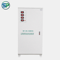 Stabilisateur de tension triphasé à haut rendement énergétique 120 kVA 415 V, régulateur automatique pour l'alimentation électrique des supermarchés et des centres commerciaux