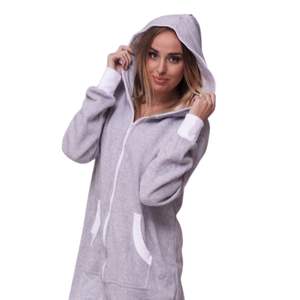 ชุดบอดี้สูทแบบรอมเปอร์ซิปหน้าคุณภาพสูงสำหรับผู้หญิง ชุดออกกำลังกายผ้ายืดสแปนเด็กซ์ ชุดจั๊มสูทแบบชิ้นเดียวสำหรับผู้หญิง - Product Image 6