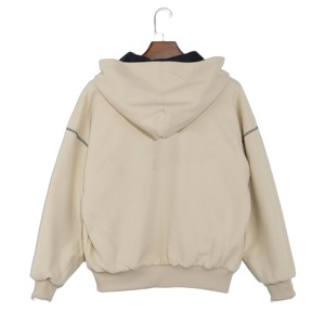 Custom Printed Hoodie Wholesale Heavyweight Cotton Blend Fleece Pullover Unisex Streetwear Logo Embroidery Bulk - Product Image 5