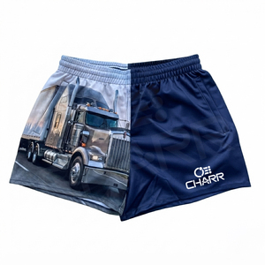 Shorts de rugby unisexes 100% polyester, logo brodé personnalisé, couleur unie, design respirant, shorts de rugby tracker - Product Image 5