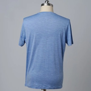 OEM Cotton/<b>Polyester</b>/Spandex V-Neck Breathable Eco-Friendly Stain Resistance Quick-drying Soft Base Layer Workout Custom <b>T</b>-<b>Shirt</b> - Product Image 4