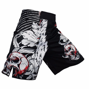 Shorts de combat MMA unisexes personnalisés Muay Thai Kickboxing Boxe Grappling BJJ No Gi/Custom Gi Spandex/Nylon 240g Respirant Ample - Product Image 2