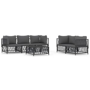 Set Lounge da Giardino Antracite - Product Image 2