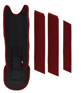 Protège-tibias de baseball en cuir PU de qualité supérieure, protection professionnelle des jambes pour le softball, protège-tibias et protège-pieds de baseball, faible MOQ - Product Image 3