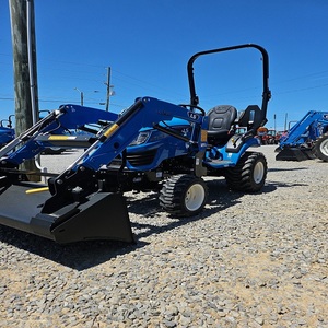 Tracteur à roues haut de gamme LS MT125 avec chargeur, tondeuse à gazon industrielle 28V, prêt à être expédié avec bac de ramassage - Product Image 3