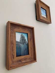 Marco de Madera Moldeado para Fotos, Decoración del Hogar, Soporte para Exhibición de Arte y Fotografía, Marcos de Madera Ranurados para Fotos - Product Image 6