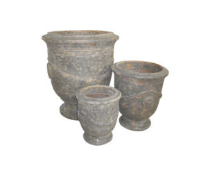 Produits en gros en grande quantité : pots et jardinières en céramique émaillée Atlantis pour la décoration intérieure et extérieure, utilisation au sol. - Product Image 2