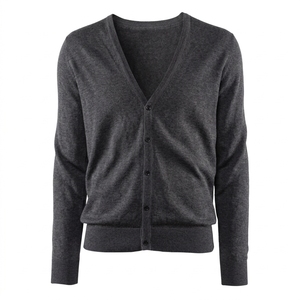 <b>Mens</b> Striped Knit <b>Cardigan</b> <b>Sweater</b> striped pattern and casual knit finish Custom Knitwear Wholesale Manufacturer - Product Image 4