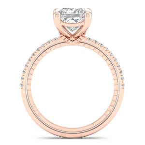 REYES – bagues de fiançailles en argent Sterling 925, faits à la main, coupe princesse, 2.14 carats, Moissanite, cadeau d'anniversaire, bijoux fins pour femmes - Product Image 4