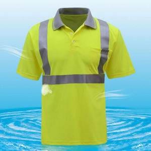 Camiseta de Trabajo Unisex de Alta Visibilidad, Transpirable, Impermeable, Fluorescente, de Secado Rápido, Manga Corta, Ropa de Trabajo de Seguridad para la Construcción - Product Image 6